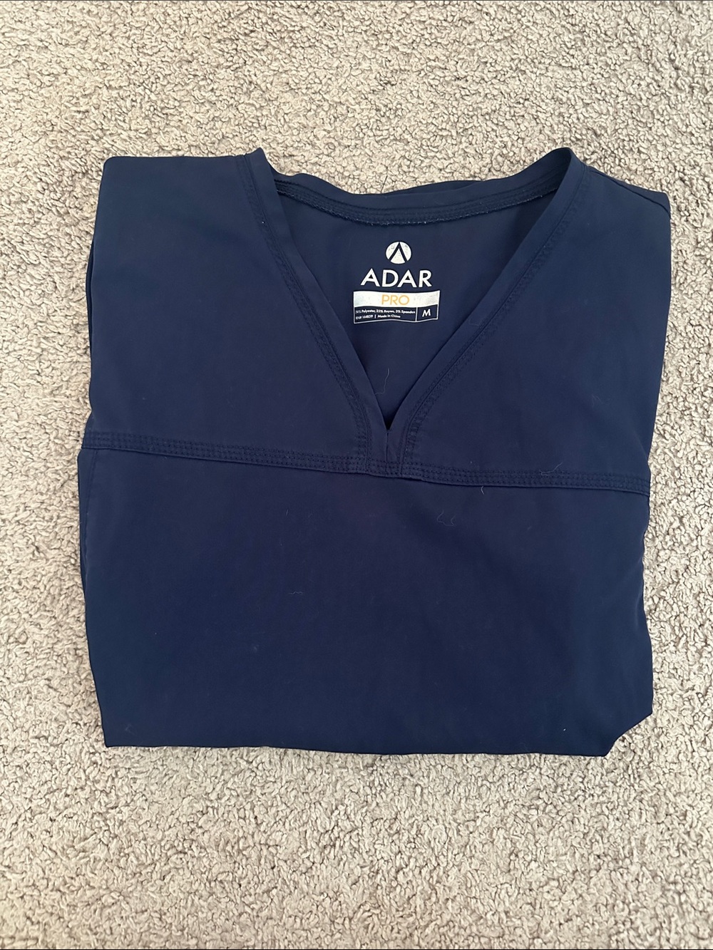 ADAR Pro Women's Navy V-Neck Top